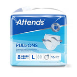 Attends Pull Ons 8 Large 16's Incontinence Adult Diapers