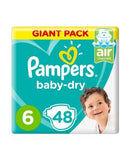 Pampers Active Baby Dry 6 Large XXL 15+ kg Mega Pack 48's