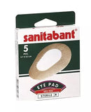 Sanitabant Sterile Eye Pad 5.7cm x 8.2 cm 5's