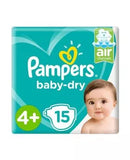 Pampers Baby-Dry 4+ 15's