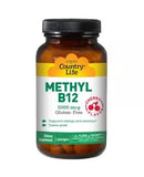 Country Life Methyl B12 5000 mcg Cherry Flavor Lozenges 60's