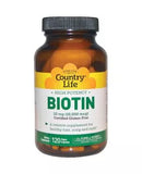 Country Life Biotin 10 mg Vegan Capsules 120's