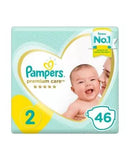 Pampers Premium Care Size 2 3-6 kg Value Pack 46's