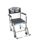 Media6 Drop-Arm Commode Wheelchair KY692E