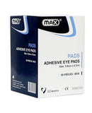 Max Adhesive Sterile Eye Pads 5.8 cm x 8.3 cm 50's