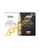 Isdin Isdinceutics Flavo-C Ultraglican Day and Flavo-C Melatonin Night Serum Ampoules 2mL 2 x 10's