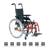 Invacare Action 3 Jr 13" Manul Wheel Chair Pediatric