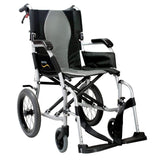 Karma Ergo Lite Wheel Chair S Black/P.Silver 18" 925-1802By