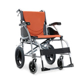 Karma S Ergo Manual Wheel Chair Grey/R Red18" 105F24Wb
