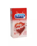 Durex Condom Sensual Strawberry Dotted 12's