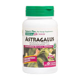 Natures Plus Herbal Actives Astragalus 60's Vegetarian Capsules