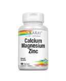 Solaray Calcium Magnesium Zinc Veg Capsules 100's