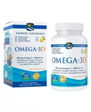 Nordic Naturals Omega 3D 690 mg Omega 3 + 1000 IU D3 Softgels 60's