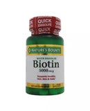 Nature's Bounty Quick Dissolve Biotin 5000 mcg Tablets 60's