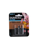 Duracell Ultra AAA4 1.5V Alkaline battery MX2400/LR6 4's