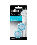 Braun 80-e Face Exfoliation Cleansing Brush Refill 2's