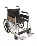 Wolaid Heavy Duty 140 KG Capacity Wheelchair Black JL973-61