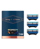 King C Gillette Shave & Edging Razor Blades 3's