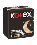 Kotex Maxi Thick Sanitary Pads With Wings Night 24's