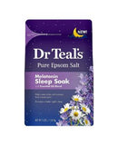 Dr Teal's Pure Epsom Salt Melatonin Sleep Soak 1.36 Kg