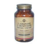Solgar L -Arginine L -Ornithine 500 250 mg Vegetable capsules 100's