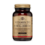 Solgar Vitamin D3 1000iu Softgels 100's