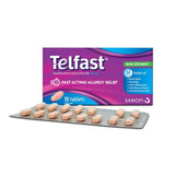 Telfast 180mg Tablets 15's