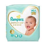 Pampers Premium Care Size 3 Carry Pack 25's