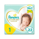 Pampers Premium Care Size 1 Carry Pack 22's