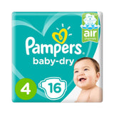 Pampers Active Baby Size 4 Pack 16's
