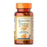 Puritan's Pride Vitamin C-1000 mg Timed Release 60 Caplets