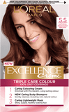 Loreal Excellence Cream 5.5 Light Mahogany Brown