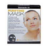 Dermactin-Ts Purifying Charcoal Sheet Mask 4'S