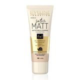 Eveline Satin Matt Mattify Covering Foundation 101 Ivory 30 Ml