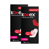 Kotex Panty Liners Normal Unscented 30's (1+1 Free)