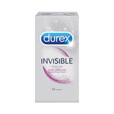 Durex Invisible Extra Lubricated Condom 12's