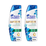 H&S Supreme Soothing Shampoo 400ml Dual Pack