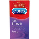 Durex Feel Smooth Condoms 6's