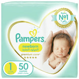 Pampers Premier Care Size 1 New Born 50's