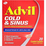 Advil Cold & Sinus Tablets 20's