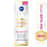 Nivea Luminous630 Even Glow Face Day Fluid SPF 50,Spot Darkening Protection, 40ml