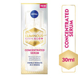 Nivea Luminous 630 Even Glow Concentrated Face Serum Spot Darkening Protection 30ml