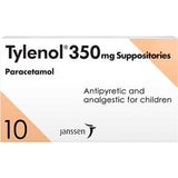 Tylenol Suppository 350mg 10's