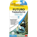 Futuro Therapeutic Diabetic Socks White Small 2's