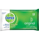 Dettol Original Anti-Bacterial Skin Wipes 10's