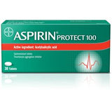 Aspirin Protect Tablets with 100 mg Acetylsalicylic Acid to Prevent Heart Attacks, Arterial Clots, Mini-strokes, Tablets 30's