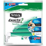 Schick Exacta 2 Sensitive Men's Razor 5+2's