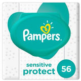 Pampers Sensitive Protect Baby Wipes 56's