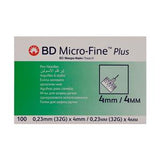 BD Micro-Fine Plus Pen Needles 32g x 4mm 100's