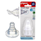 Pigeon S-Type Peristaltic Silicone Nipple Large 2's